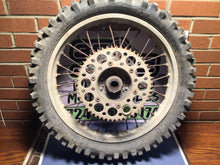 Load image into Gallery viewer, 92 93 94 HONDA CR125 CR 125R OEM REAR WHEEL REAR RIM HUB TIRE 42601-ML3-790