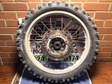 Load image into Gallery viewer, 92 93 94 HONDA CR125 CR 125R OEM REAR WHEEL REAR RIM HUB TIRE 42601-ML3-790