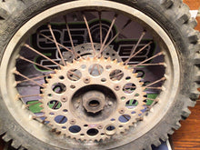 Load image into Gallery viewer, 92 93 94 HONDA CR125 CR 125R OEM REAR WHEEL REAR RIM HUB TIRE 42601-ML3-790