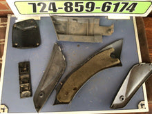 Load image into Gallery viewer, 97 98 99 00 01 TRIUMPH DAYTONA 955I Plastic trim RAM AIR DUCT INTAKE COVERS