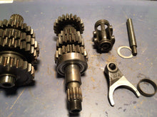 Load image into Gallery viewer, 2005 05-07 SUZUKI RMZ450 RMZ 450 Transmission Tranny Gears Shaft Shift Forks