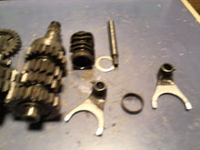 Load image into Gallery viewer, 2005 05-07 SUZUKI RMZ450 RMZ 450 Transmission Tranny Gears Shaft Shift Forks