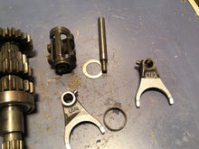 Load image into Gallery viewer, 2005 05-07 SUZUKI RMZ450 RMZ 450 Transmission Tranny Gears Shaft Shift Forks