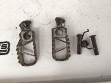 Load image into Gallery viewer, 1996 1988-1996 Kawasaki KDX200 Foot Pegs Left and Right KX250 KX500