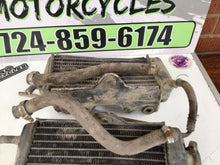Load image into Gallery viewer, 1988 Honda CR125 Radiators And Hoses Left Right Honda CR125R Radiators