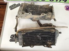 Load image into Gallery viewer, 1988 Honda CR125 Radiators And Hoses Left Right Honda CR125R Radiators