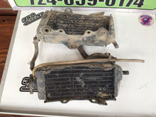 Load image into Gallery viewer, 1988 Honda CR125 Radiators And Hoses Left Right Honda CR125R Radiators