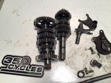 Load image into Gallery viewer, 1986 86-95 CR80R CR80 Transmission Set Gearbox Main Counter Shaft Shift Forks