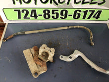 Load image into Gallery viewer, 1995 KX80 Rear Brake Assembly OEM Caliper Master Cylinder Kawasaki KX 80 1991-97