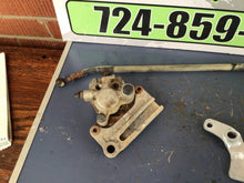 Load image into Gallery viewer, 1995 KX80 Rear Brake Assembly OEM Caliper Master Cylinder Kawasaki KX 80 1991-97