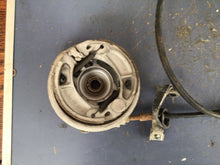 Load image into Gallery viewer, 2000 Honda XR100R FRONT BRAKE DRUM PLATE perch cable