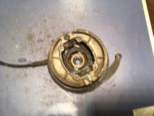 Load image into Gallery viewer, 1984 Honda XL250R Front Brake Plate Panel Arm Cam Shoes Speedometer Drive Gear