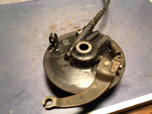 Load image into Gallery viewer, 1984 Honda XL250R Front Brake Plate Panel Arm Cam Shoes Speedometer Drive Gear