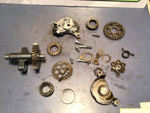 Load image into Gallery viewer, 1984 Honda XL250R right side gears oil pump counter balance gear idler secondary