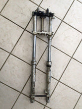Load image into Gallery viewer, 1984 Honda XL250R OEM Front Forks triple tree for parts 51400-KL4-671