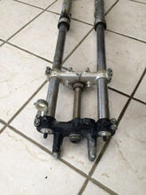 Load image into Gallery viewer, 1984 Honda XL250R OEM Front Forks triple tree for parts 51400-KL4-671