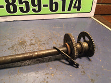 Load image into Gallery viewer, 1987 83-87 Honda XL600R XL 600R 600 / Nice OEM REAR WHEEL AXLE WITH ADJUSTERS