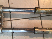 Load image into Gallery viewer, 1987 Honda XL600 R OEM Showa Front Forks Right Left Suspension Dampers triple