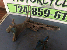 Load image into Gallery viewer, 1985 - 1988 Suzuki Lt230s Oem Foot Peg Mounts foot pegs