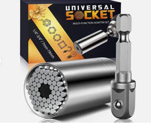 Load image into Gallery viewer, Universal SOCKET Wrench Tool 1/4-3/4 7mm-19mm Magic Grip Alligator Adapter Set
