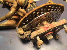 Load image into Gallery viewer, 1991 HONDA TRX250X FRONT LEFT LOWER UPPER CONTROL A ARMS KNUCKLE HUB Caliper
