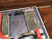 Load image into Gallery viewer, 06-09 2008 CRF250R CRF 250R OEM Radiator Set Right Left Cooling Reservoir Fill A