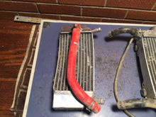 Load image into Gallery viewer, 06-09 2008 CRF250R CRF 250R OEM Radiator Set Right Left Cooling Reservoir Fill A