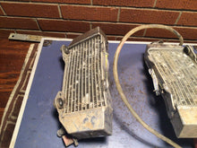 Load image into Gallery viewer, 06-09 2008 CRF250R CRF 250R OEM Radiator Set Right Left Cooling Reservoir Fill A