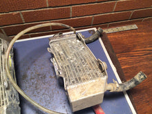 Load image into Gallery viewer, 06-09 2008 CRF250R CRF 250R OEM Radiator Set Right Left Cooling Reservoir Fill A