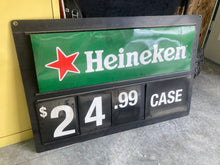 Load image into Gallery viewer, Beer Price Display Sign Heineken Murphys Amstel