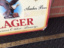Load image into Gallery viewer, Yuengling Lager Metal Beer Sign Pottsville PA 2003 Original Traditional Bar Pub