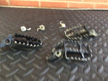 Load image into Gallery viewer, NEW 2019 - 2025 Kawasaki KX450 OEM Footpegs Foot Pegs Springs Pins KX 250 450