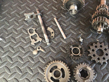 Load image into Gallery viewer, 1990 Kawasaki KX250 OEM Transmission Shaft Input Output Gears Gearbox Tranny