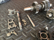 Load image into Gallery viewer, 1990 Kawasaki KX250 OEM Transmission Shaft Input Output Gears Gearbox Tranny
