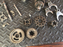 Load image into Gallery viewer, 1990 Kawasaki KX250 OEM Transmission Shaft Input Output Gears Gearbox Tranny