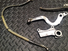 Load image into Gallery viewer, 1990 90 KAWASAKI KX125 KX250 KX 125 250 OEM REAR BRAKE MASTER CYLINDER & LINE