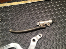 Load image into Gallery viewer, 1990 90 KAWASAKI KX125 KX250 KX 125 250 OEM REAR BRAKE MASTER CYLINDER & LINE