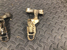 Load image into Gallery viewer, 91 Suzuki DR350 DR 350 250 OEM Footpegs Foot Peg Rest Mount Bracket 7-A