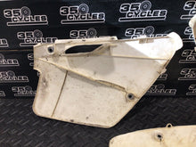 Load image into Gallery viewer, 1997 Kawasaki KX125 KX 125 OEM Left Right Side Plastic Panel Cover Number Plate