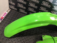 Load image into Gallery viewer, 1998 94-98 KX125 KX250 FRONT REAR FENDER MUDFLAP PLASTIC GRAPHICS 35023-1362