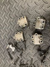 Load image into Gallery viewer, 1992-1995 Yamaha XJ600 XJ600S Seca II 600 cyan caps retainers cyl head bolts