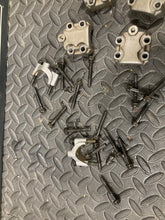 Load image into Gallery viewer, 1992-1995 Yamaha XJ600 XJ600S Seca II 600 cyan caps retainers cyl head bolts