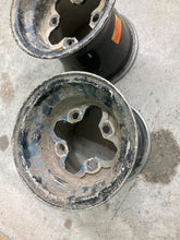 Load image into Gallery viewer, 1987-1999 Yamaha Warrior Yfm350 Rear Rim Wheel Set Pair 9X8.5At