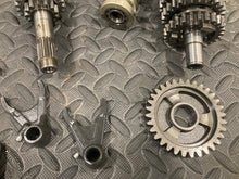 Load image into Gallery viewer, 2007 05-12 KTM 250 XCF Transmission Set Gearbox Main Counter Shaft Shift Forks