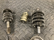 Load image into Gallery viewer, 2007 05-12 KTM 250 XCF Transmission Set Gearbox Main Counter Shaft Shift Forks