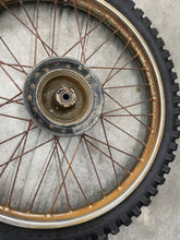 Load image into Gallery viewer, 85-13 HONDA XR 100 CRF 100 XR 100R CRF 100F OEM FRONT WHEEL FRONT RIM RUSTY