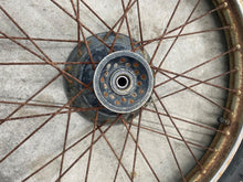 Load image into Gallery viewer, 85-13 HONDA XR 100 CRF 100 XR 100R CRF 100F OEM FRONT WHEEL FRONT RIM RUSTY