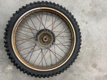 Load image into Gallery viewer, 85-13 HONDA XR 100 CRF 100 XR 100R CRF 100F OEM FRONT WHEEL FRONT RIM RUSTY