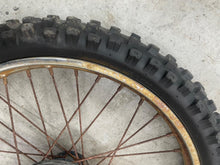 Load image into Gallery viewer, 85-13 HONDA XR 100 CRF 100 XR 100R CRF 100F OEM FRONT WHEEL FRONT RIM RUSTY