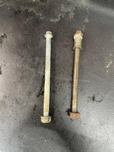 Load image into Gallery viewer, 2001 HONDA XR100R XR80R OEM FRONT AXLE WHEEL RIM SWINGARM BOLT